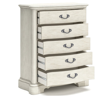 Arlendyne Dresser, Mirror, Chest and Nightstand