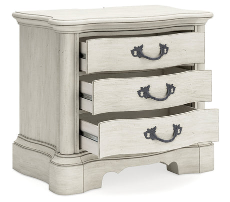 Arlendyne King Panel Bed, Dresser, Mirror, Chest and 2 Nightstands