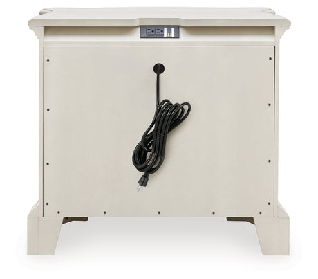 Arlendyne King Panel Bed, Dresser, Mirror, Chest and 2 Nightstands