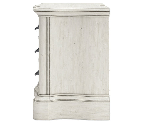 Arlendyne Queen Upholstered Panel Bed and 2 Nightstands