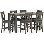 Caitbrook Counter Height Dining Table and Bar Stools (Set of 7)