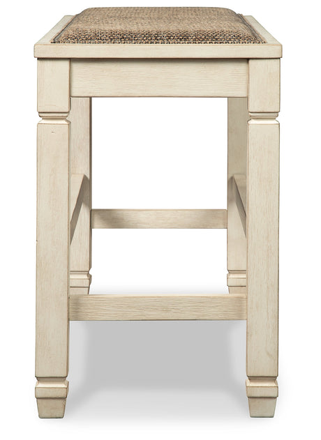 Bolanburg Counter Height Dining Table, 4 Barstools, Bench and Server