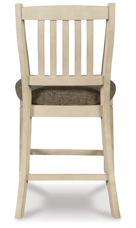 Bolanburg Counter Height Dining Table and 4 Barstools and Bench