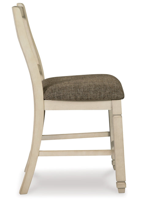 Bolanburg Counter Height Dining Table and 4 Barstools and Bench