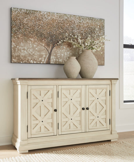 Bolanburg Dining Table with 8 Chairs and Bench with Server and 2 Stools