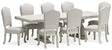 Arlendyne Extension Dining Table and 8 Chairs
