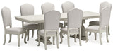 Arlendyne Extension Dining Table and 8 Chairs