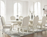 Arlendyne Extension Dining Table and 8 Chairs