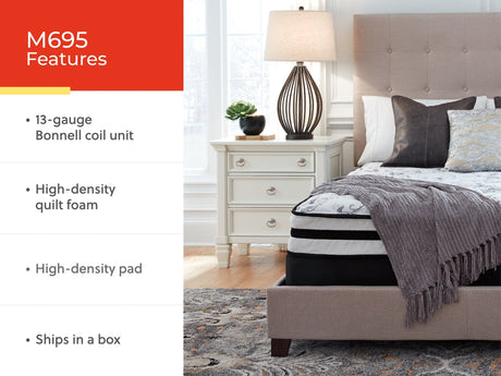 8 Inch Chime Innerspring Full Mattress in a Box