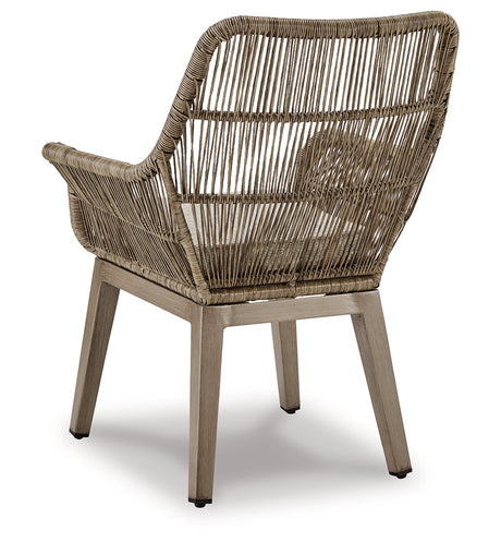 Beach Front Arm Chair with Cushion (Set of 2)