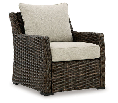 Brook Ranch Outdoor Lounge Chair with Cushion