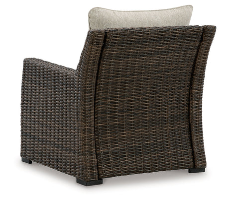 Brook Ranch Outdoor Lounge Chair with Cushion