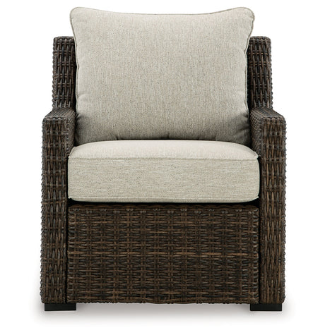 Brook Ranch Outdoor Lounge Chair with Cushion