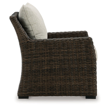 Brook Ranch Outdoor Lounge Chair with Cushion