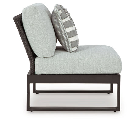 Beachloft Outdoor Armless Chair with Cushion