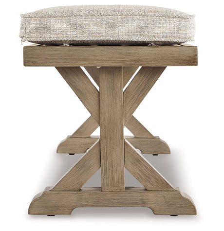 Beachcroft 4-Piece Outdoor Sectional, 2 Arm Chairs, Lounge Chair and Bench