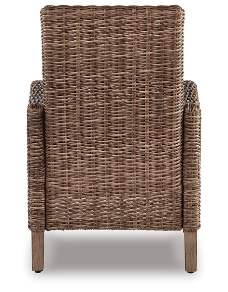 Beachcroft 4-Piece Outdoor Sectional, 2 Arm Chairs, Lounge Chair and Bench