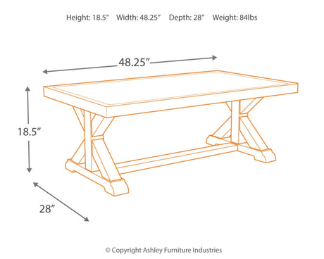 Beachcroft 5-Piece Outdoor Sectional with Coffee Table and 2 End Tables
