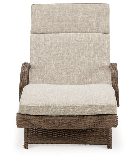 Beachcroft Outdoor Chaise Lounge with Cushion