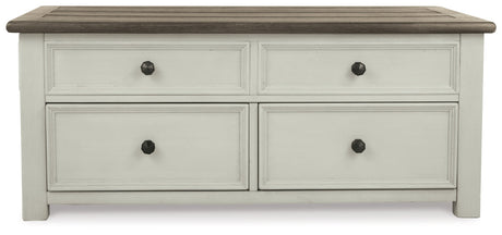 Bolanburg Coffee Table with End Table and Chairside End Table