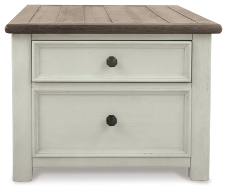 Bolanburg Coffee Table and 2 Chairside End Tables with Console