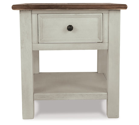 Bolanburg Coffee Table with End Table and Chairside End Table