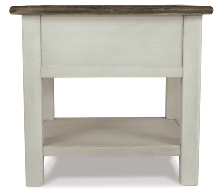 Bolanburg Coffee Table with End Table and Chairside End Table