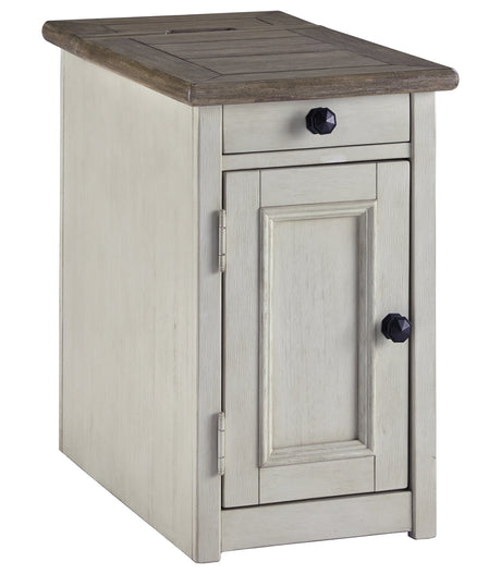 Bolanburg Coffee Table and 2 Chairside End Tables