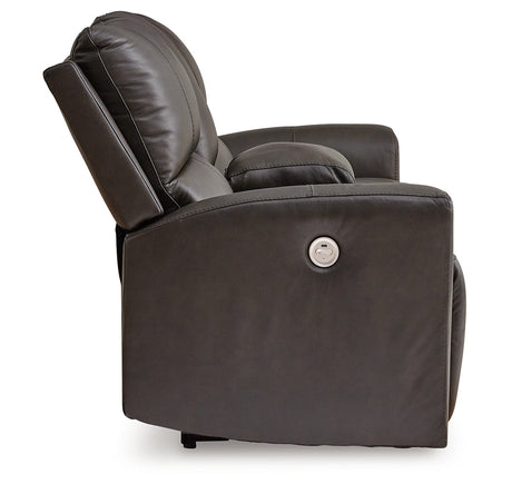 Boxmere Power Reclining Loveseat with Console
