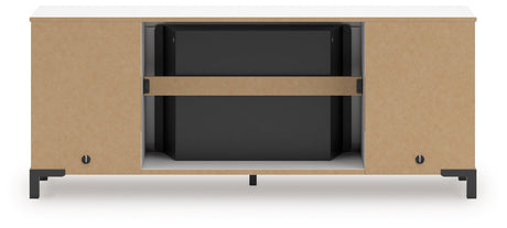 Brollevi 60" TV Stand with Electric Fireplace