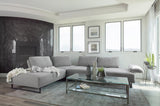 Arden Taupe 2-Piece Adjustable Back Sectional