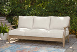 Carter Hall Beige Outdoor Sofa with Cushion