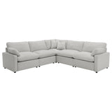 Collins Gray 5-Piece Modular Power Reclining Sectional Sofa