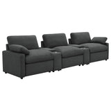 Collins Dark Gray 5-Piece Power Reclining Home Theater Seating