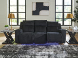 Forest Lake Black Power Reclining Sofa