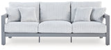Hurley Park Gray Outdoor Sofa with Cushion
