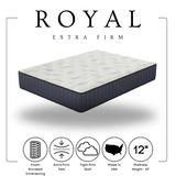 Royal Comfort Firm 12" Hybrid King Mattress