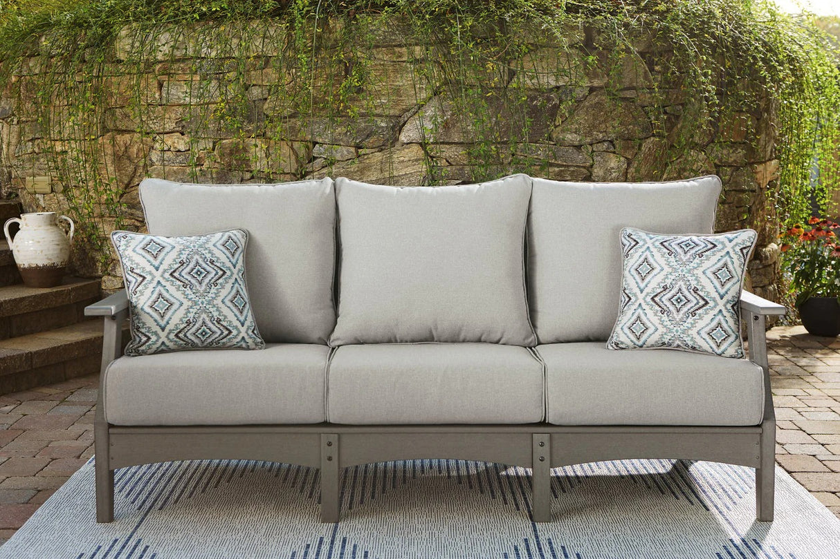 Carter Hall Beige Outdoor Sofa with Cushion