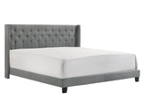 Dolante Beige King Upholstered Bed