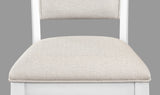 Wendy White Counter Height Chair, Set of 2