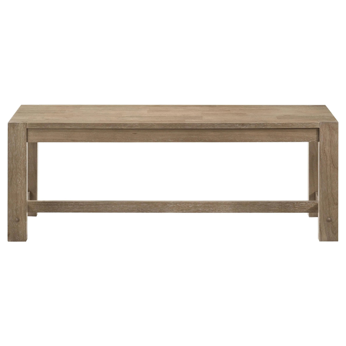 Scottsdale Brown Washed Solid Wood Dining Bench