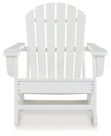 Sundown Treasure White Outdoor Rocking Chair