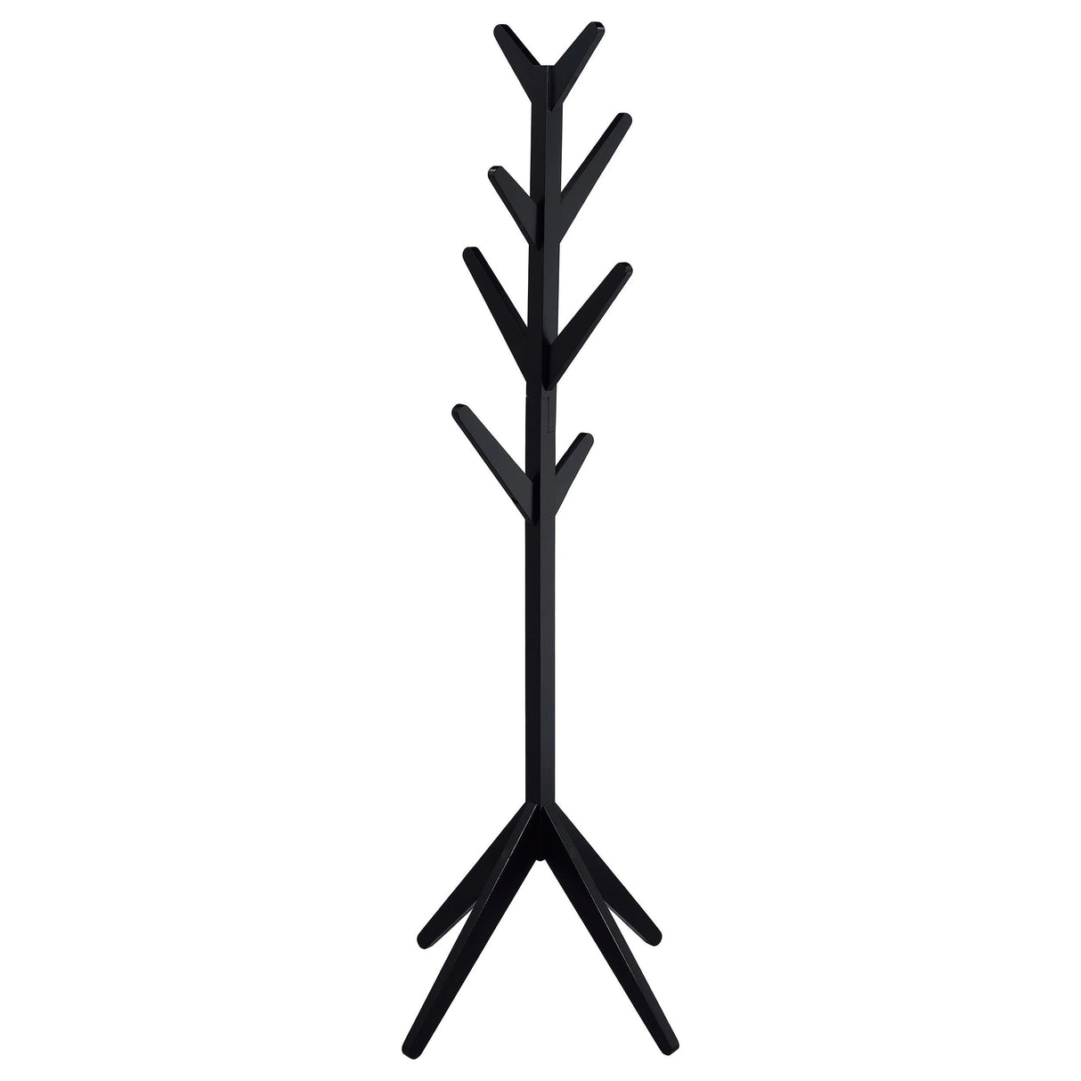 Margaret Black Solid Wood Coat Rack