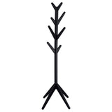 Margaret Black Solid Wood Coat Rack
