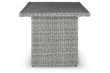 NAPLES BEACH Light Gray Outdoor Multi-use Table