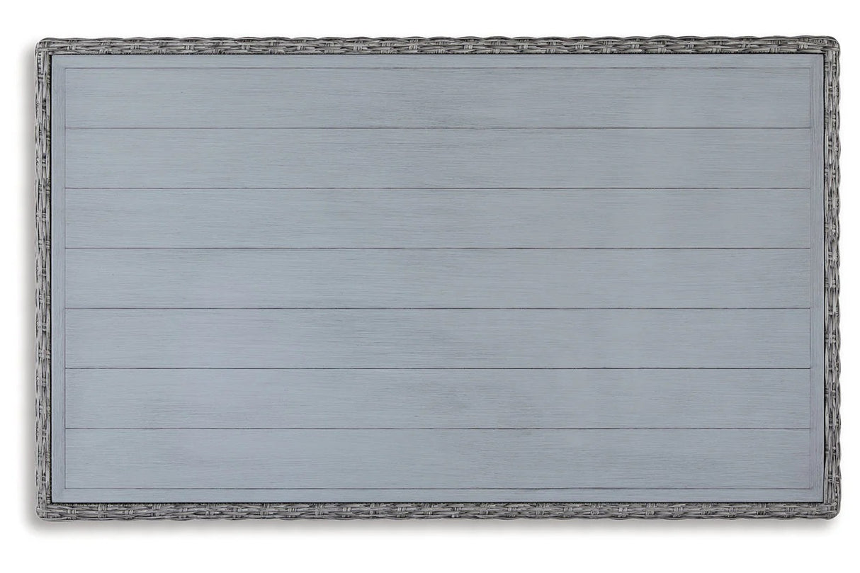 NAPLES BEACH Light Gray Outdoor Multi-use Table