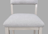Blanche Gray Round Counter Height Dining Chair, Set of 2