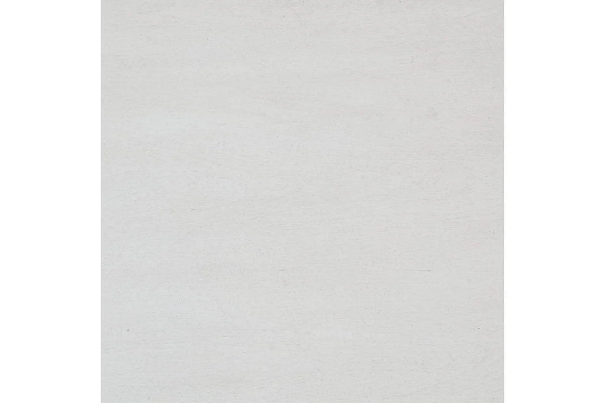 Kanwyn Whitewash Upholstered Ottoman Coffee Table