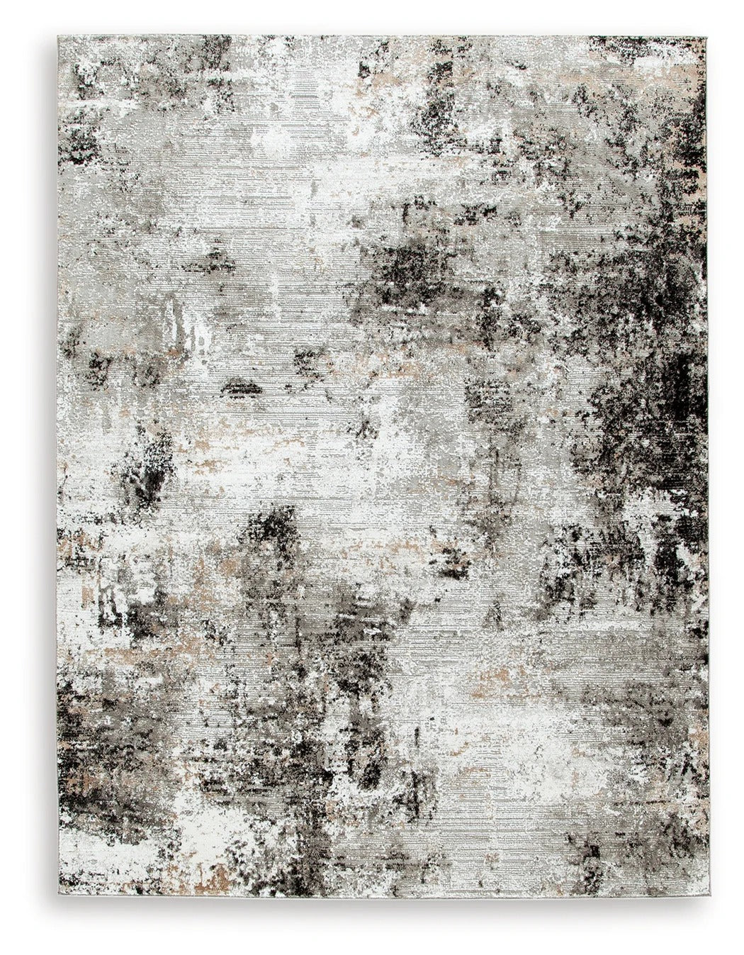 Langwell Black/Gray/White Extra Large Rug