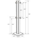 Rikkie Walnut Coat Rack